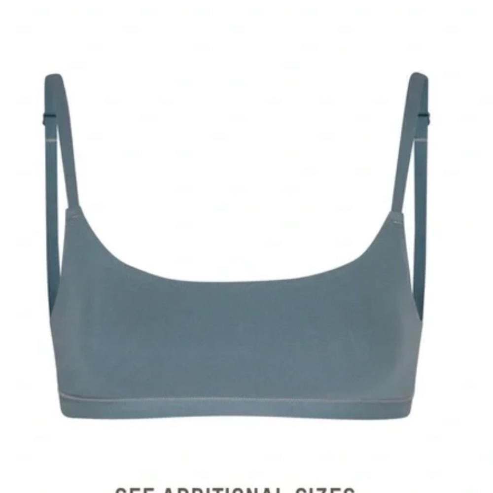 SKIMS SCOOP NECK BRA IN KYANITE SZ L